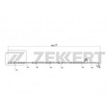 Датчик износа тормозных колодок ZEKKERT BS8005 (34356789501)