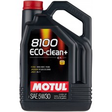 Масло моторное Motul 8100 Eco-clean + 5W-30 синтетическое, 5 л.