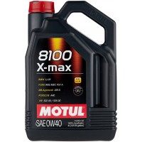 Масло моторное Motul 8100 X-max A3/B4; SN/CF 0W-40 синтетическое 5 л