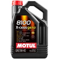 Масло моторное Motul 8100 X-cess Gen2 LL-01 229.5, 5W40, синтетическое, 5л.