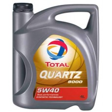 Масло моторное Total Quartz 9000 5W-40 синтетическое, 4 л. 