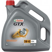 Масло моторное Castrol  GTX A3/B4 5W-40, синтетическое, 4л